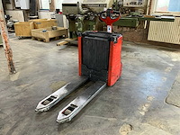 2011 linde t16l elektrische hooghef palletwagen - afbeelding 1 van  6