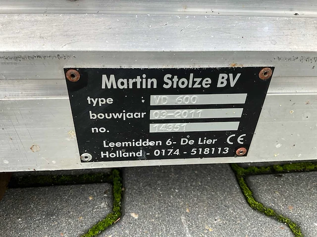 2011 martin stolze vd600 transportband - afbeelding 13 van  13