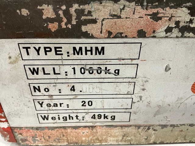 2011 mennens mhm hijsmagneet - afbeelding 8 van  8