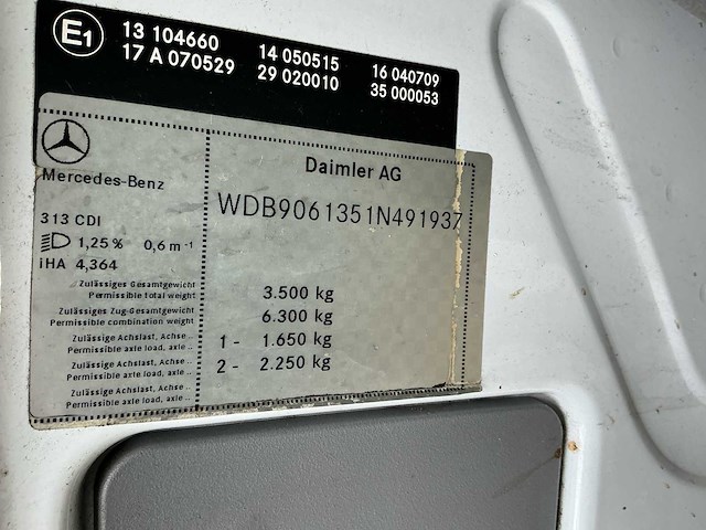 2011 mercedes-benz 313 2.2 cdi 432 hd vrachtwagen - afbeelding 26 van  35