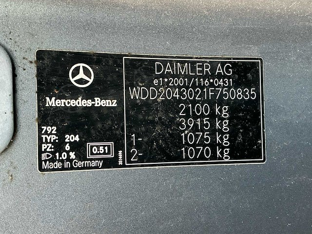 2011 mercedes-benz c-klasse coupé 220 cdi - afbeelding 36 van  45