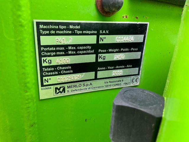2011 merlo p41.7 verreiker - afbeelding 40 van  45
