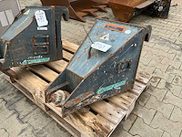 2011 merlo tre emme gz450 voorzet hijshaak - afbeelding 1 van  8