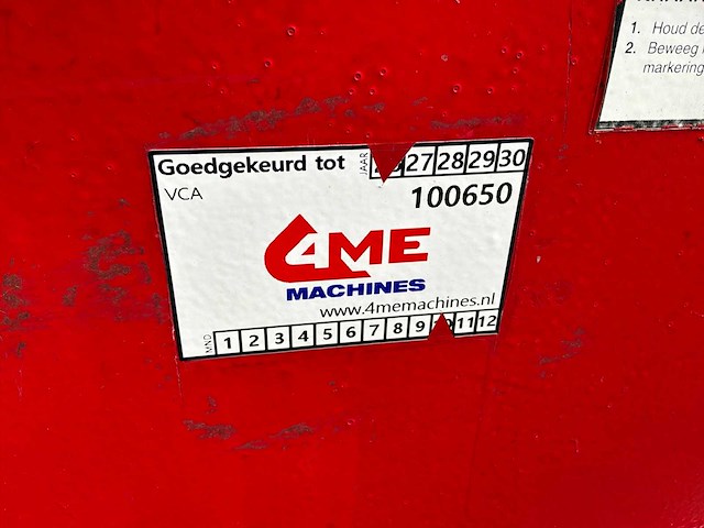 2011 nifty hr12 nde hoogwerker - afbeelding 12 van  25