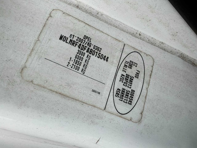 2011 opel movano cdti125 bestelwagen - afbeelding 6 van  17