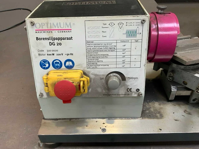 2011 optimum dg 20 borenslijpmachine - afbeelding 2 van  4
