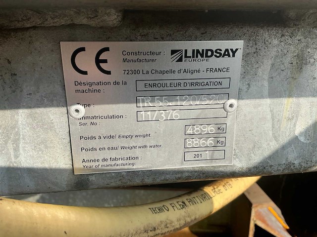 2011 perrot tr55 120/520 beregeningshaspel - afbeelding 11 van  16