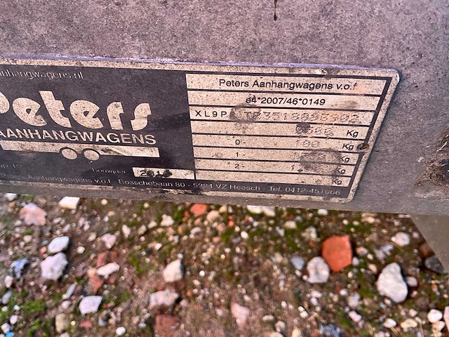 2011 peters p2 machinetransporter - afbeelding 5 van  13