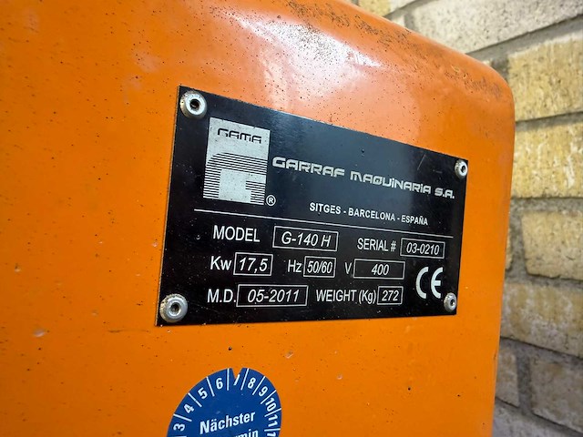 2011 polyurea machine garraf g-140h - afbeelding 4 van  11