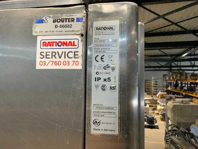 2011 rational scc we 201 combisteamer - afbeelding 5 van  5