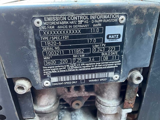 2011 samac c 1600 trilplaat - afbeelding 7 van  9