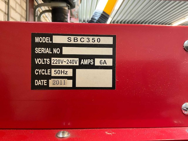 2011 sbc 350 straalcabine - afbeelding 7 van  8