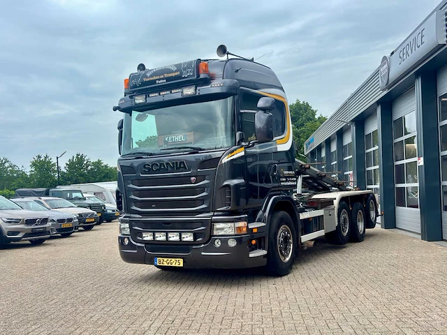 2011 scania g420 8x2/4 hsa met vdl-kabel-/haakarmsysteem vrachtwagen - afbeelding 1 van  52