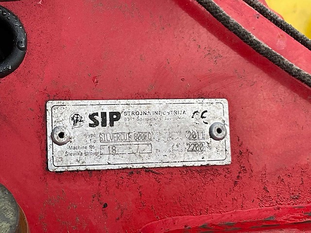 2011 sip silvercut 800 fc achtermaaier - afbeelding 6 van  14