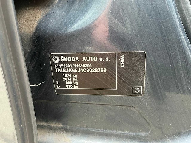 2011 skoda fabia combi 1.2 tdi greenline personenauto - afbeelding 41 van  46