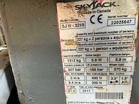 2011 skyjack sjiii3219 hoogwerker - afbeelding 4 van  12