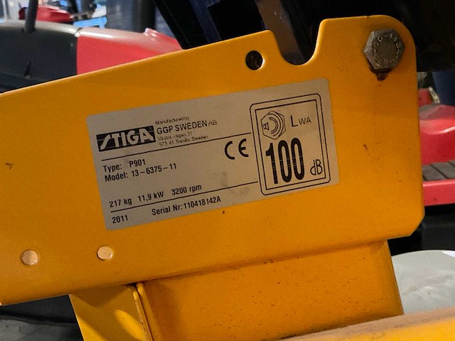 2011 stiga p901 zitmaaier - afbeelding 9 van  9