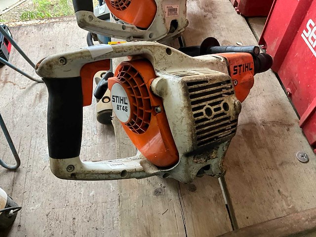 2011 stihl bt45 benzine boormachine - afbeelding 3 van  4