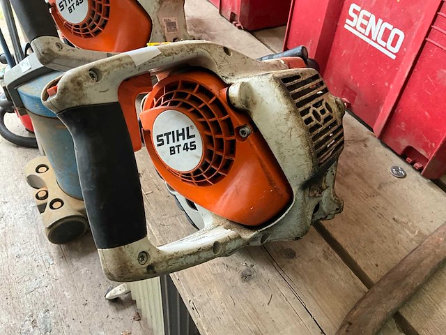 2011 stihl bt45 benzine boormachine - afbeelding 1 van  2