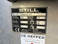 2011 still exu-s 22 elektrisch palletwagen - afbeelding 4 van  14