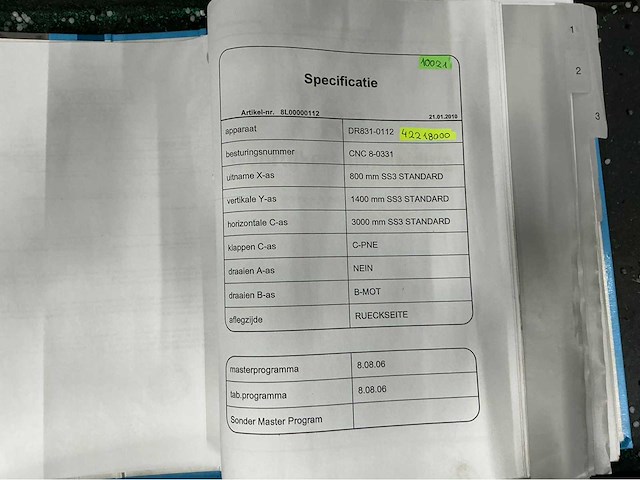 2011 sumitomo demag intelect 280/685-1700 spuitgietmachine met demag dr831-robot - afbeelding 8 van  34