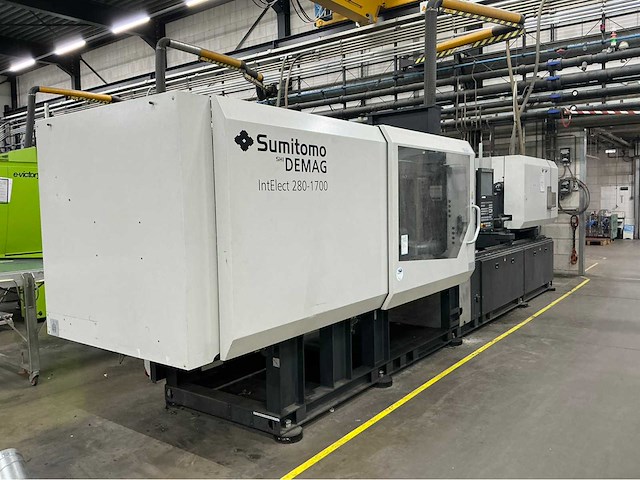 2011 sumitomo demag intelect 280/685-1700 spuitgietmachine met demag dr831-robot - afbeelding 12 van  34