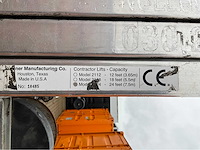 2011 sumner manufacturing 2124 materiaallift / kanaallift - afbeelding 9 van  9