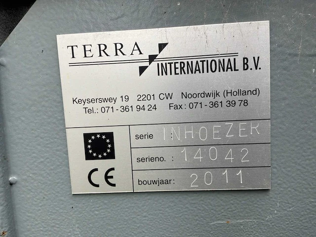 2011 terra international 2-kops inhoesmachine - afbeelding 7 van  7