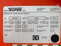 2011 teupen leo 23 gt spinhoogwerker - afbeelding 22 van  22