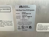 2011 toegepaste biosystems 7500 realtime pcr-systeem - afbeelding 6 van  6