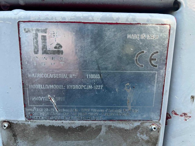 2011 tower light cube vt1 mobiele lichtmast - afbeelding 8 van  8