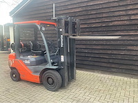 2011 toyota 02-8fgf25 vorkheftruck - afbeelding 3 van  4