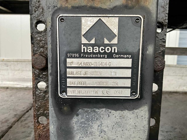 2011 trias 711-70 be oplegger - afbeelding 12 van  13