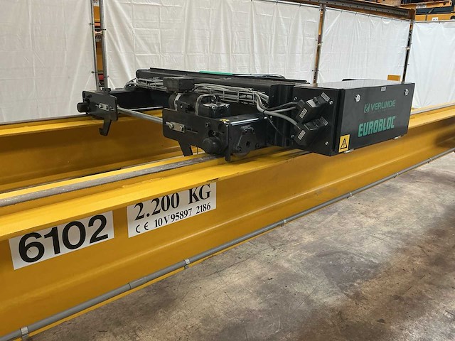 2011 verlinde 2.200 kg x 8,16 m bovenloopkraan - afbeelding 17 van  17