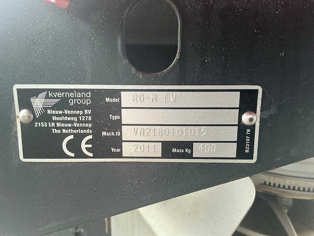 2011 vicon ro-m ew kunstmeststrooier - afbeelding 9 van  22
