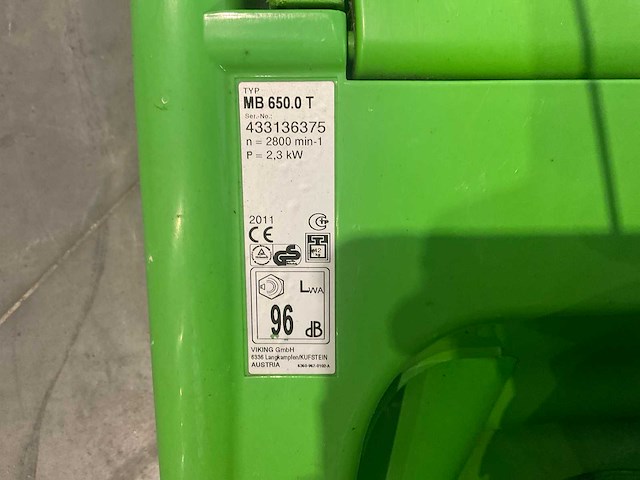 2011 viking mb 650.0 t grasmaaier - afbeelding 6 van  6