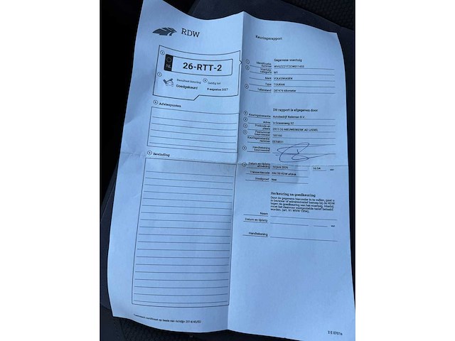 2011 volkswagen touran 1.2 tsi highl. bluem 26-rtt-2 - afbeelding 16 van  23