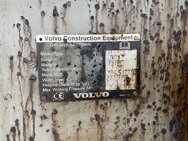 2011 volvo 11390877 kiepbak voor wiellader - afbeelding 4 van  4