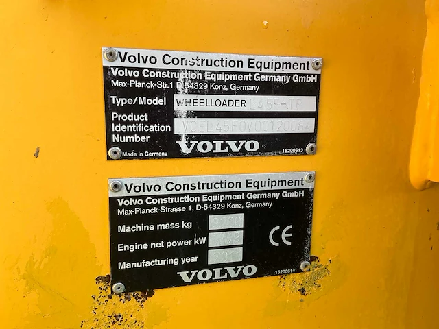 2011 volvo l45f shovel - afbeelding 45 van  58