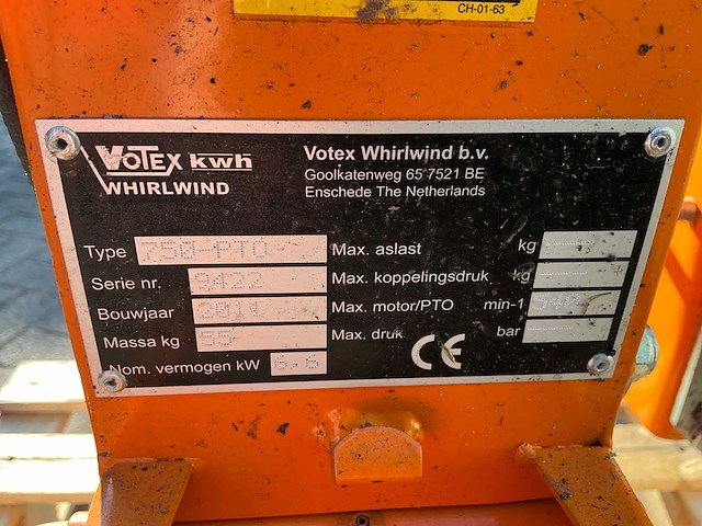 2011 votex 750-pto bladblazer - afbeelding 11 van  21