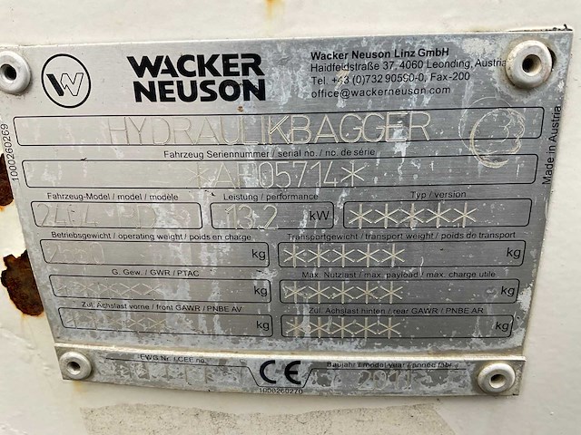 2011 wacker neuson 2404 rd midigraafmachine - afbeelding 24 van  30
