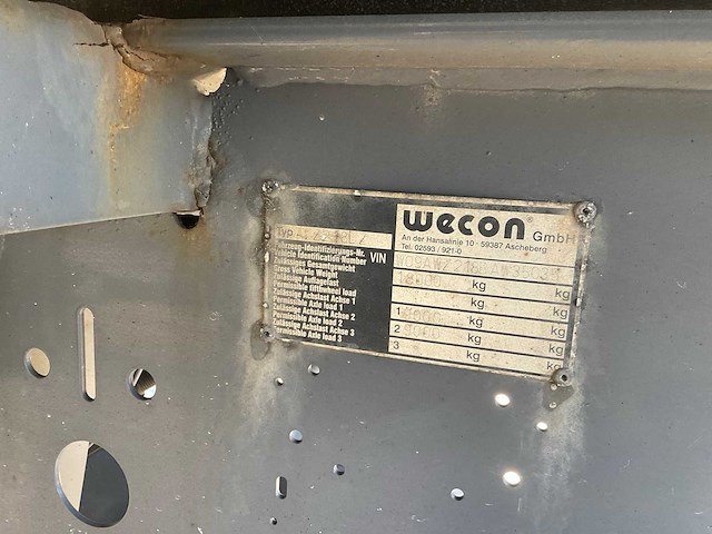 2011 wecon awz218lz wipkar - afbeelding 12 van  13