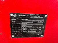 2011 weidemann 2070 cx 50 wiellader - afbeelding 11 van  19