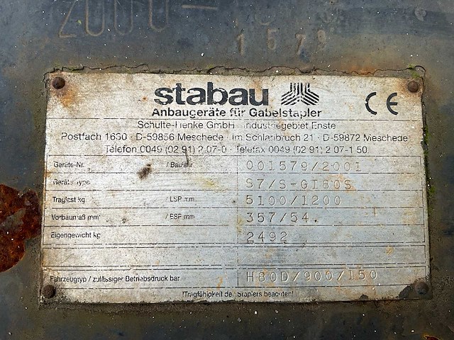 2011 yale gep80db v4155 vorkheftruck - afbeelding 21 van  29