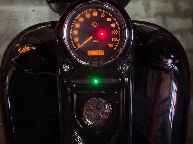 2012 - harley davidson - chopper - 96 fxdc dyna super glide cust - motorfiets - afbeelding 23 van  23