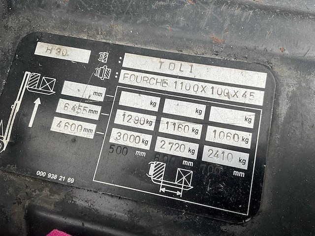 2012 - linde - hd30 - 3 ton - diesel - vorkheftruck - afbeelding 6 van  19