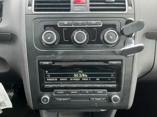2012 - volkswagen - touran - 1.6 tdi trendline - bedrijfswagen - afbeelding 14 van  14