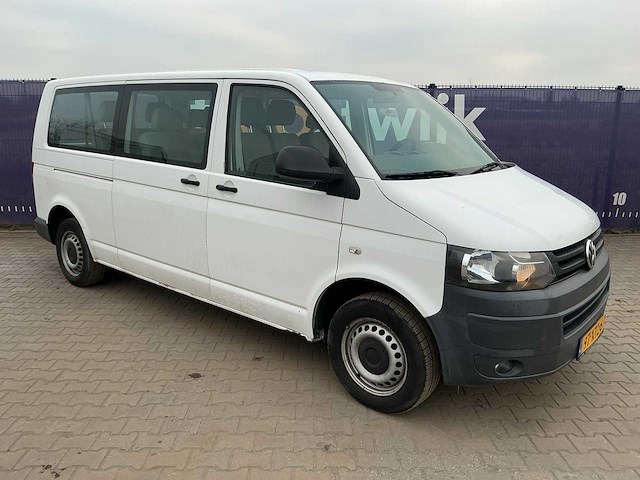 2012 - volkswagen - transporter kombi - 2.0 tdi l2h3 trendl. - 9-persoons bus - bedrijfswagen - afbeelding 5 van  12