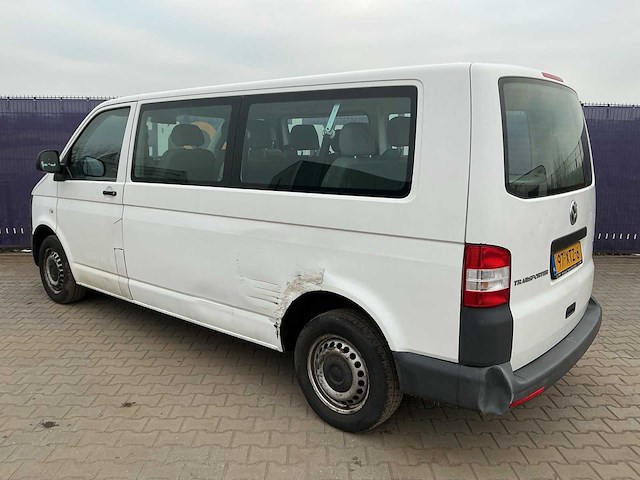 2012 - volkswagen - transporter kombi - 2.0 tdi l2h3 trendl. - 9-persoons bus - bedrijfswagen - afbeelding 6 van  12