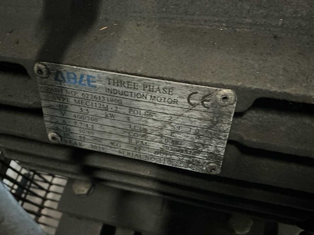 2012 airpress euro hk700/300 luchtcompressor - afbeelding 6 van  10